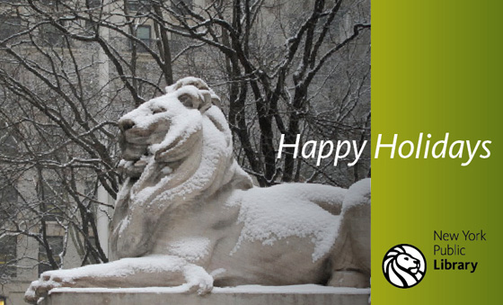 Happy Holidays from The New York Public Library